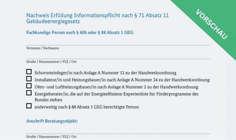 GEG Beratungspflicht