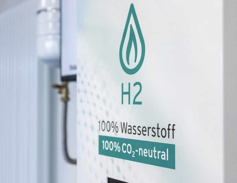 Gas-Wasserstoff-Heizung