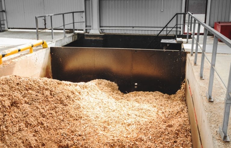 Bunker für Hackschnitzel